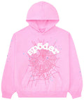 Sp5der OG Web Hoodie 'Pink'