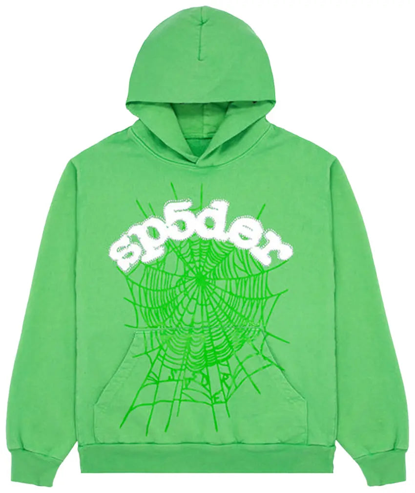 Sp5der Web Hoodie 'Slime Green