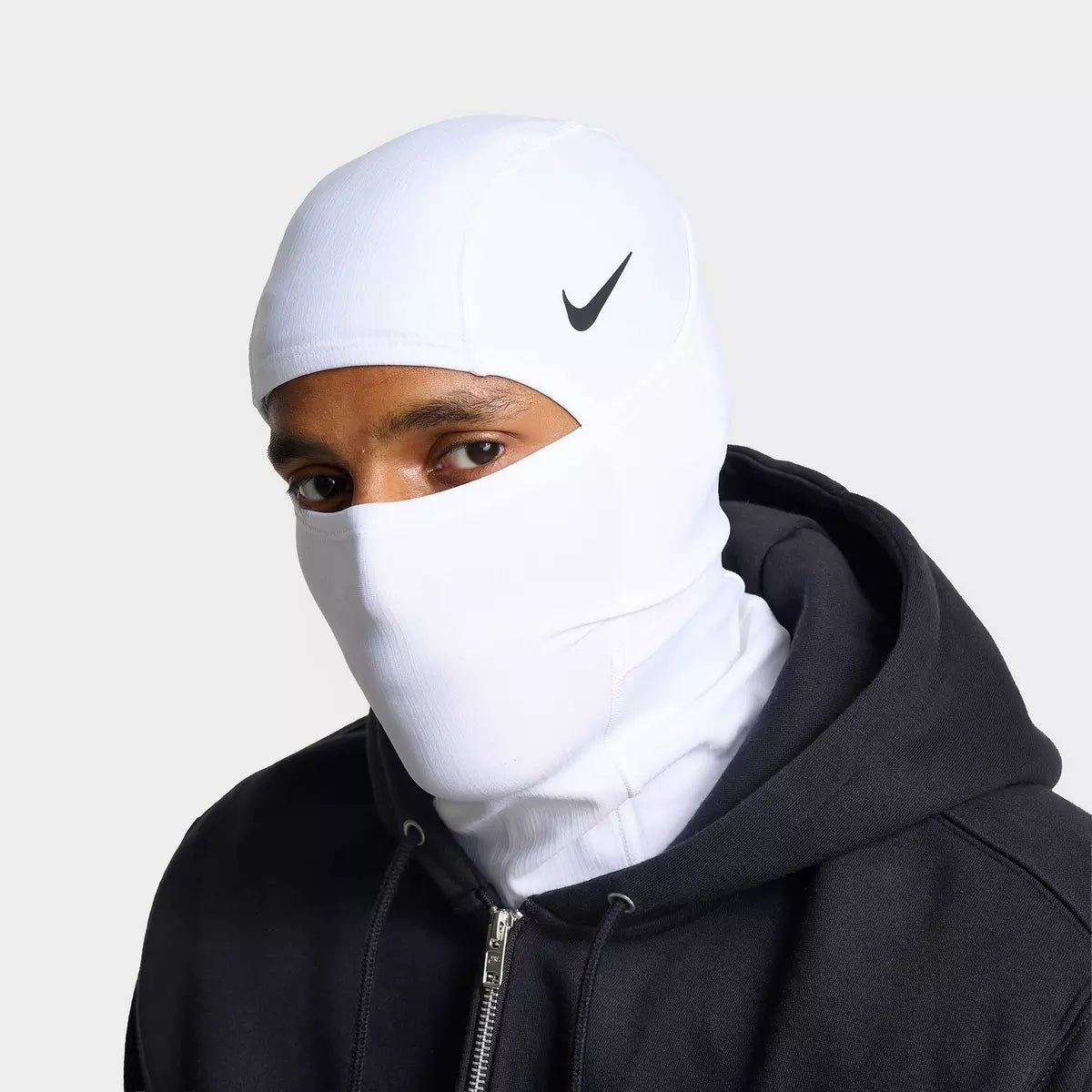 Nike Pro Hyperwarm Hood white